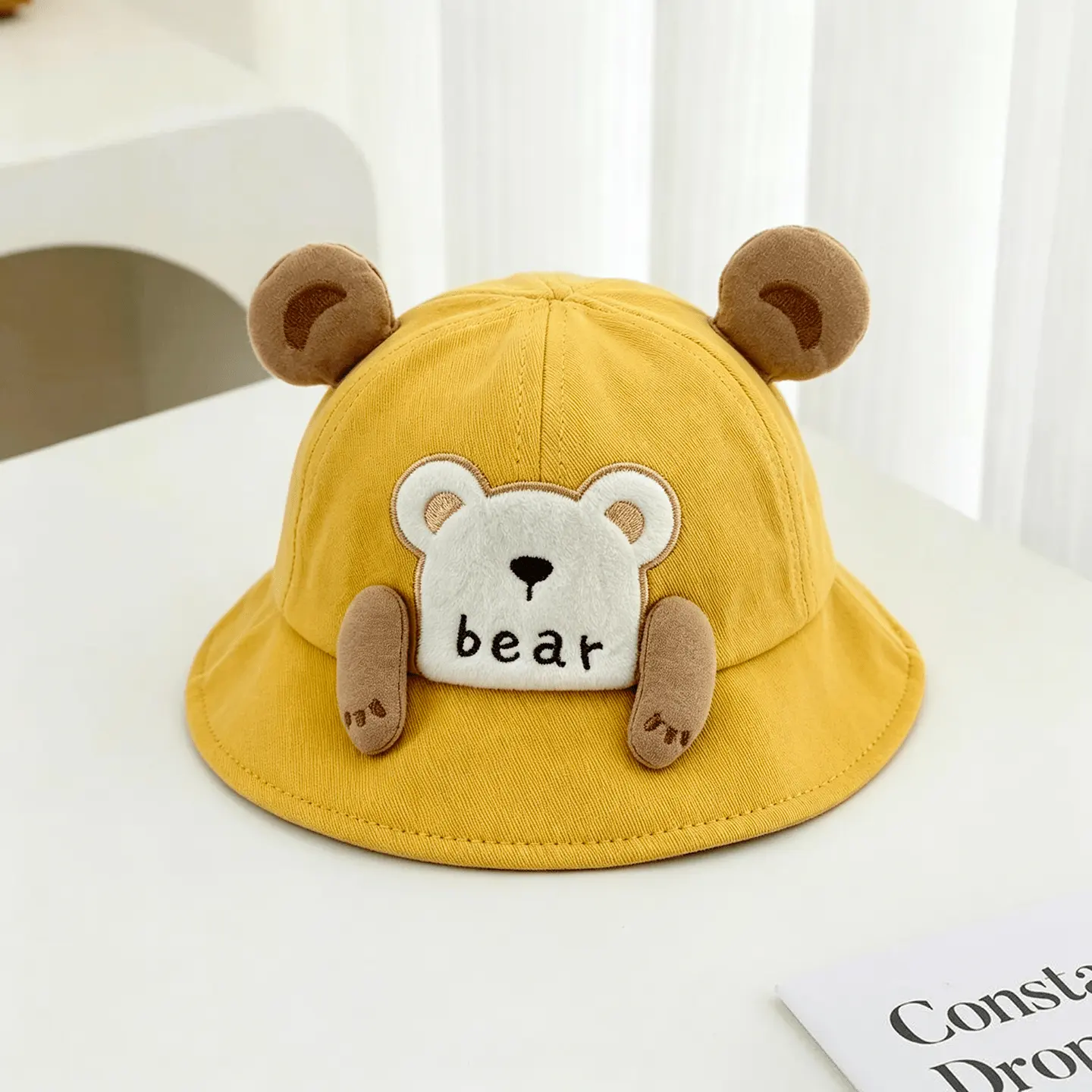 Summer Boys And Girls' Embroidered Letter Bear