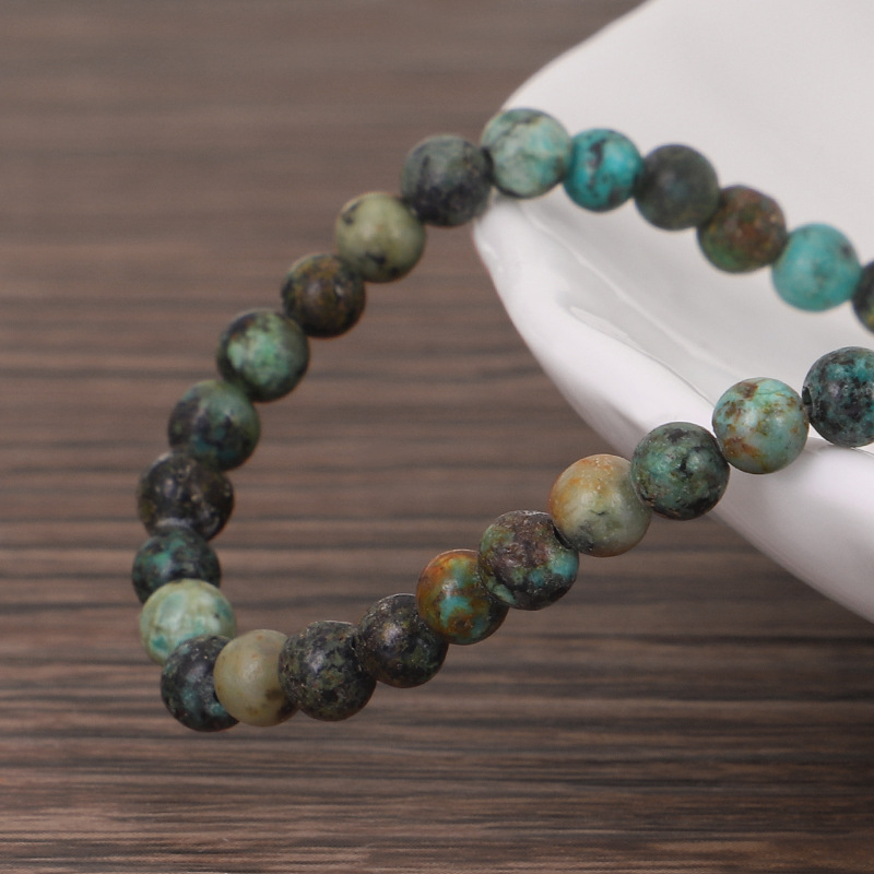 Summer New Elastic Bracelet African Turquoise Elastic Bracelet Ring