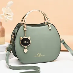 Women's Fashion Simple Girl Style Shell Bag - Green - View 1