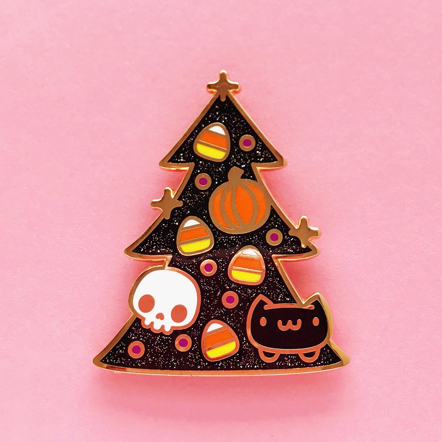 Title 6, Broche de gato de Natal e Halloween Acessório f...