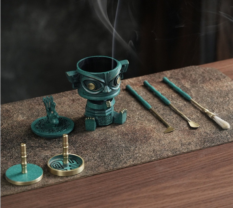 Title 3, Sanxingdui Pure Copper Citron Set Home Incense ...