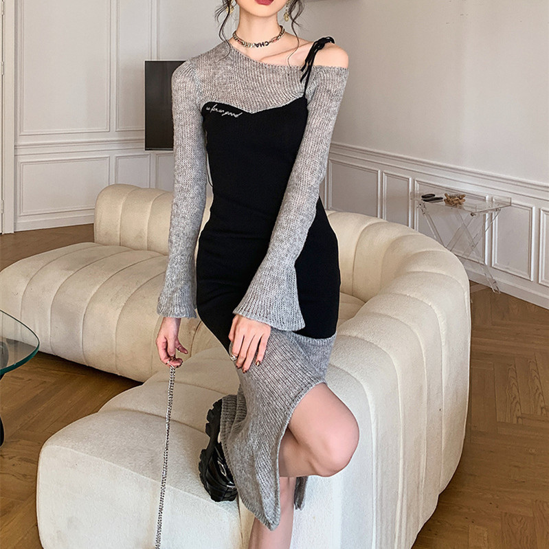Fishtail Halter Dress