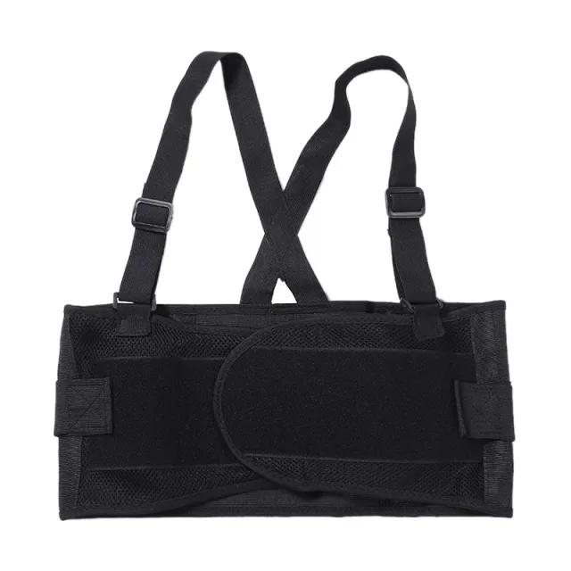 Outdoor Sports Velcro Compression Strap Waist Support Black - Shop at LoveMi