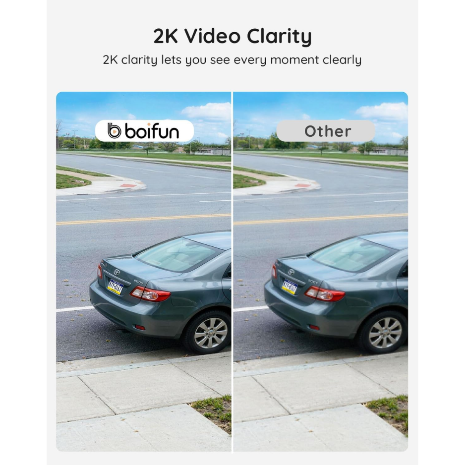 2K HD Wireless Video Doorbell Camera, No Subscription Required 4
