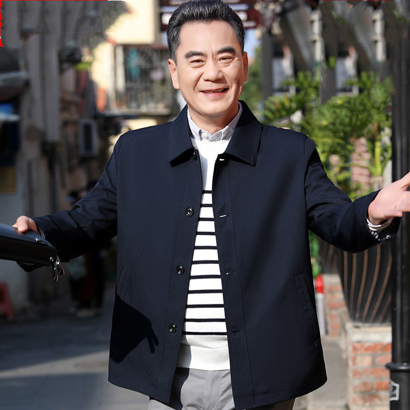 Title 2, Casual Jacket Coat Middle-aged And Elderly Clot...