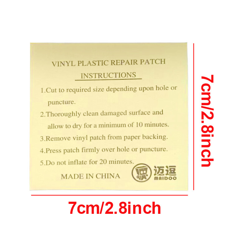 20Pack Inflatable Swimming Pool Puncture Repair Patch Kit Airbed Lilos Pool Toy