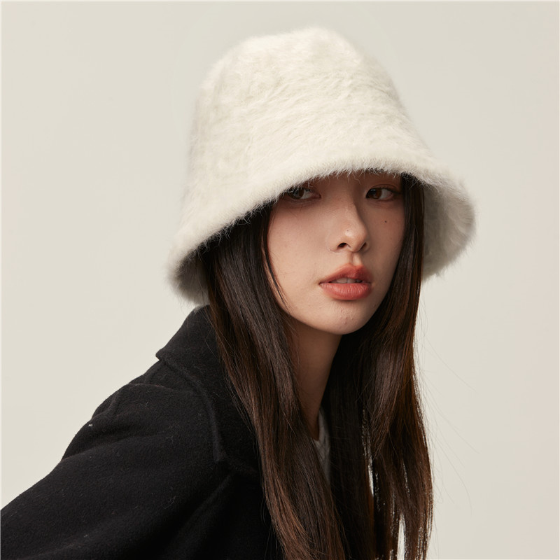 Women's Plush Knitting Fisherman's Hat