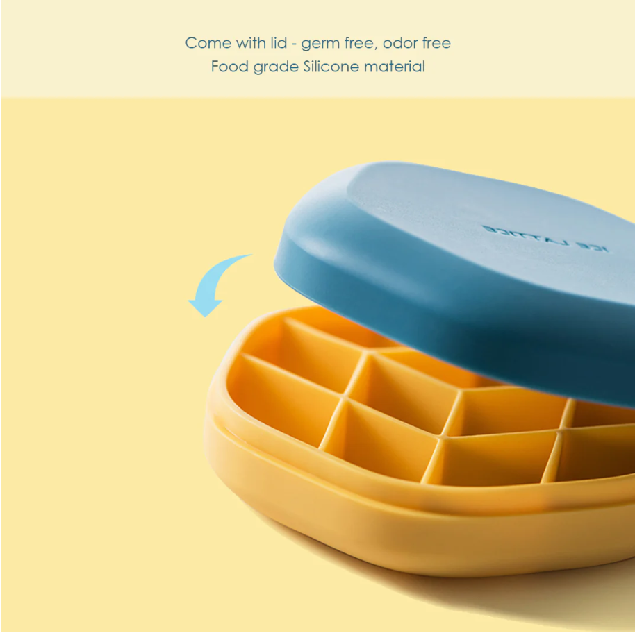 Beehive Mini Silicone Ice Cube Tray With Lid