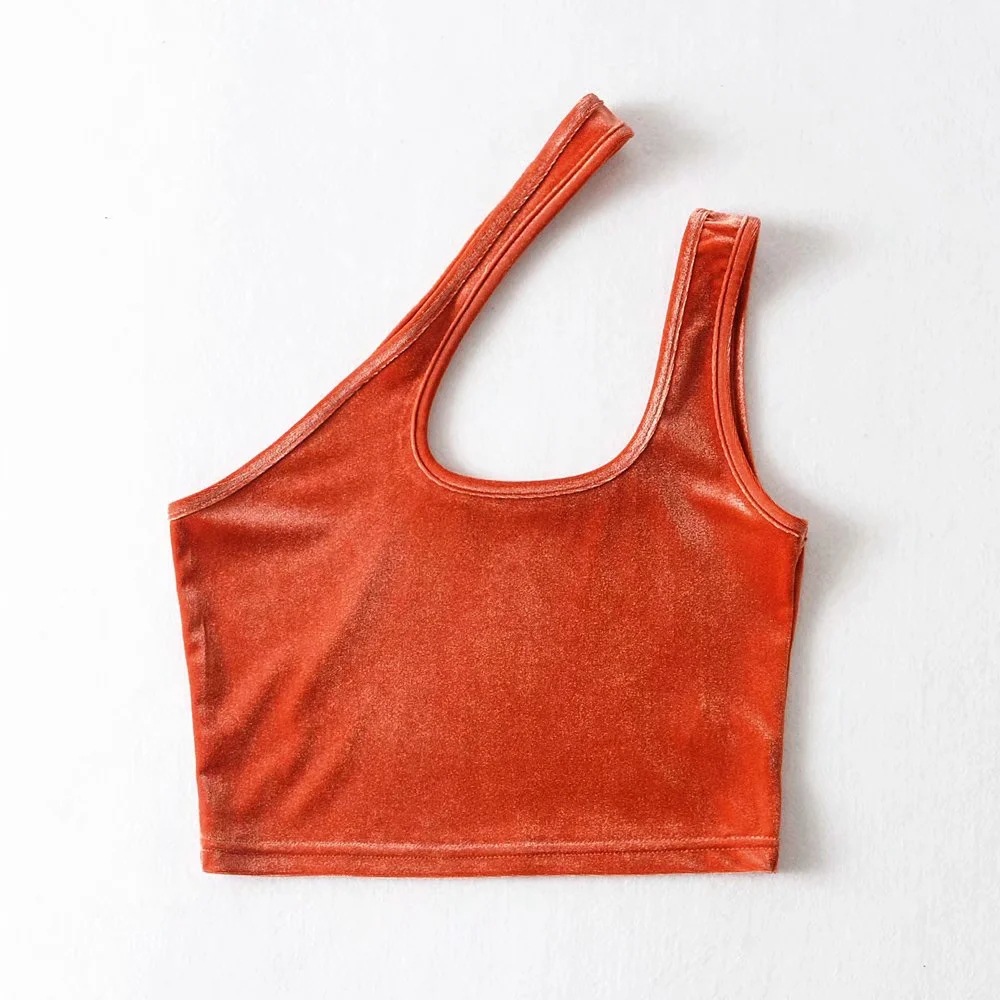 Ladies Fashion Slanted Shoulder Irregular Sling