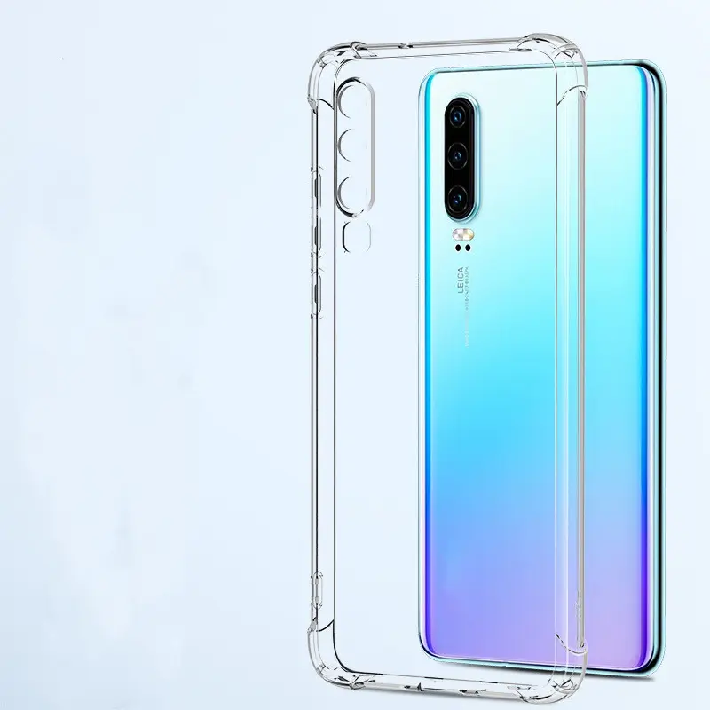 Anti-fall Mobile Phone Case Transparent Shell Silicone