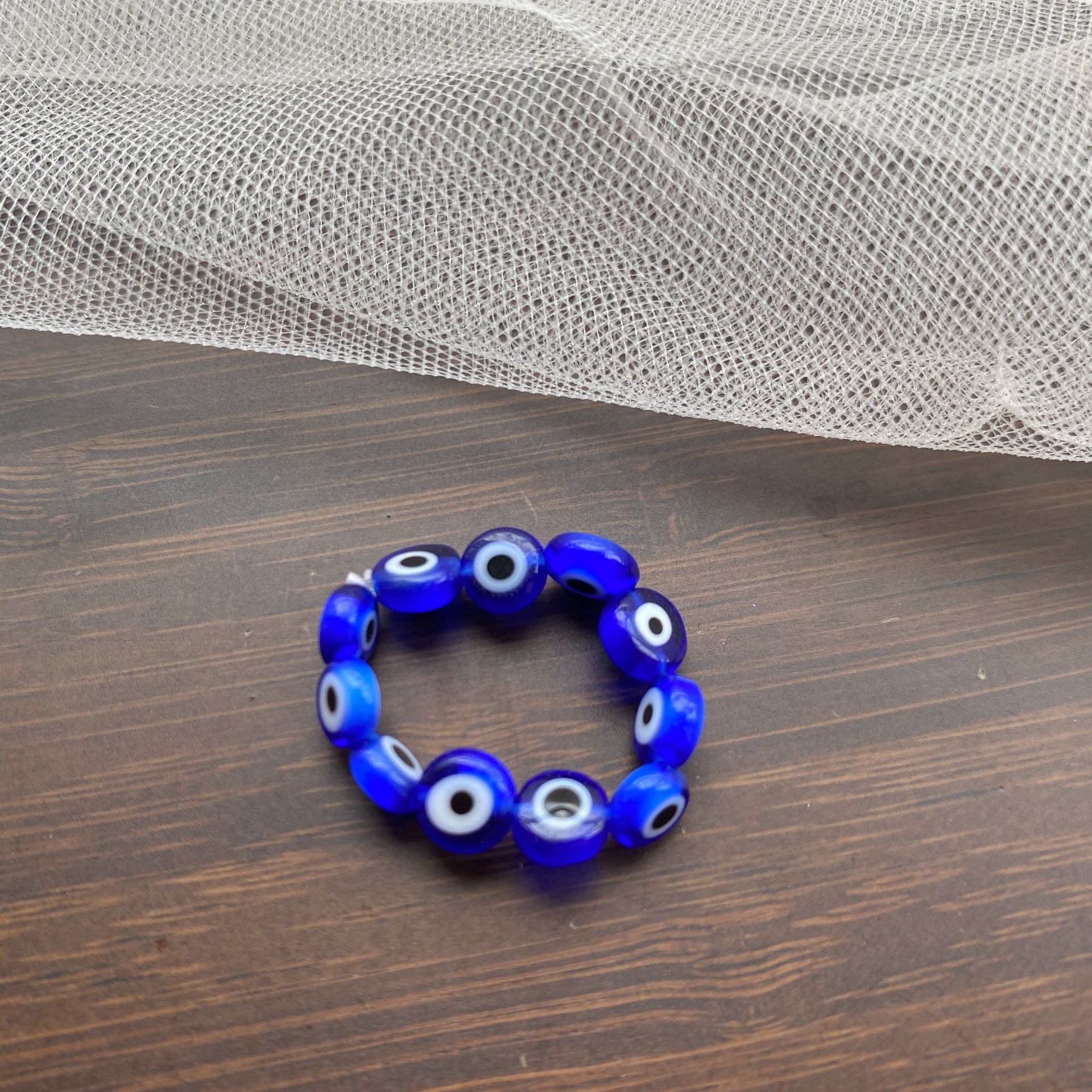 Patterned Hand Woven Beaded Stretch Ring
