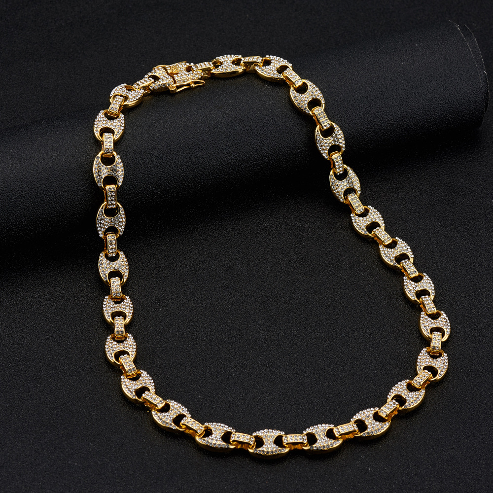 Fashion Pig Nose 12mm Cuban Chain