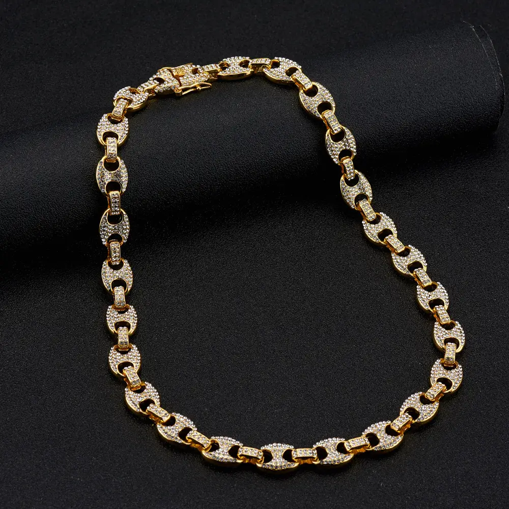 Fashion Pig Nose 12mm Cuban Chain