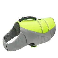 Pet Dog Swimming Life Jacket Reflective Safety - Green - View 1