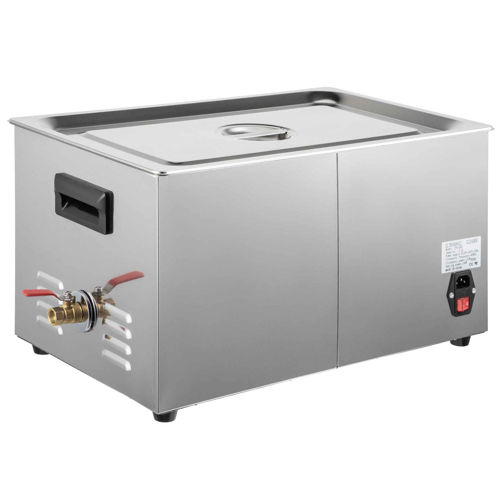 30L Ultrasonic Cleaner 40khz Dual Frequency Professional Ultrasonic Parts Cleaner With Heater Timer For Parts Dental Instruments Cleaning