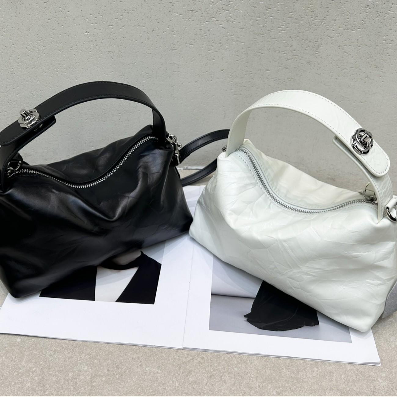 Top-grain Cowhide Hand-grain Tote Bag, High-end Versatile Small-batch Cross-border Genuine Leather Women's Bag 4