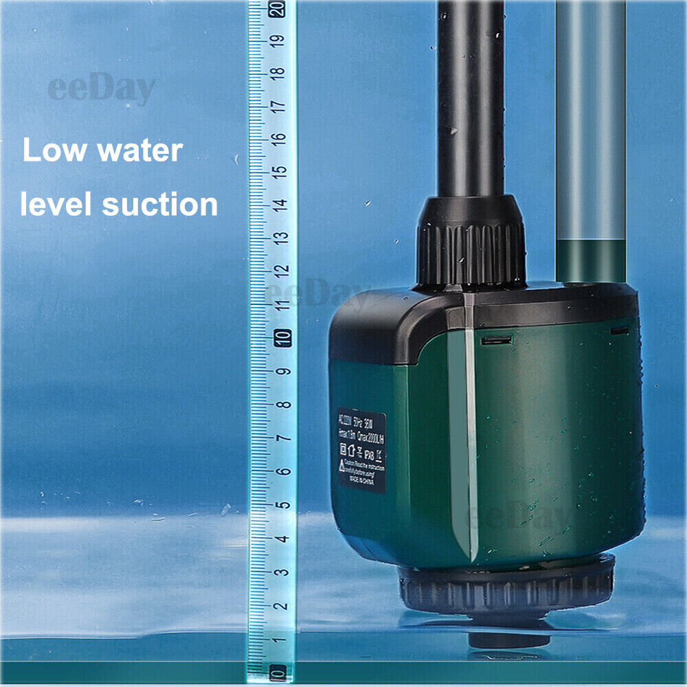 Nettoyeur de gravier d'aquarium 2000l h 36w, changeur d'eau électrique – Image 5