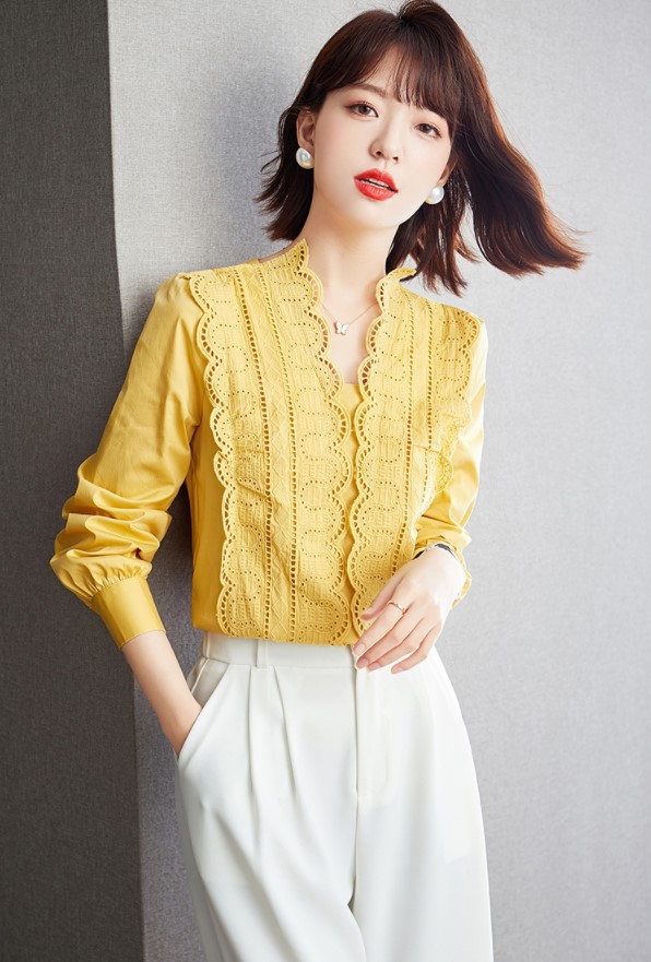 Spring French Blouse Design For Women