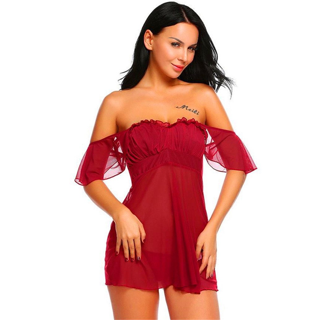 Women's Gauze Transparent Nightdress