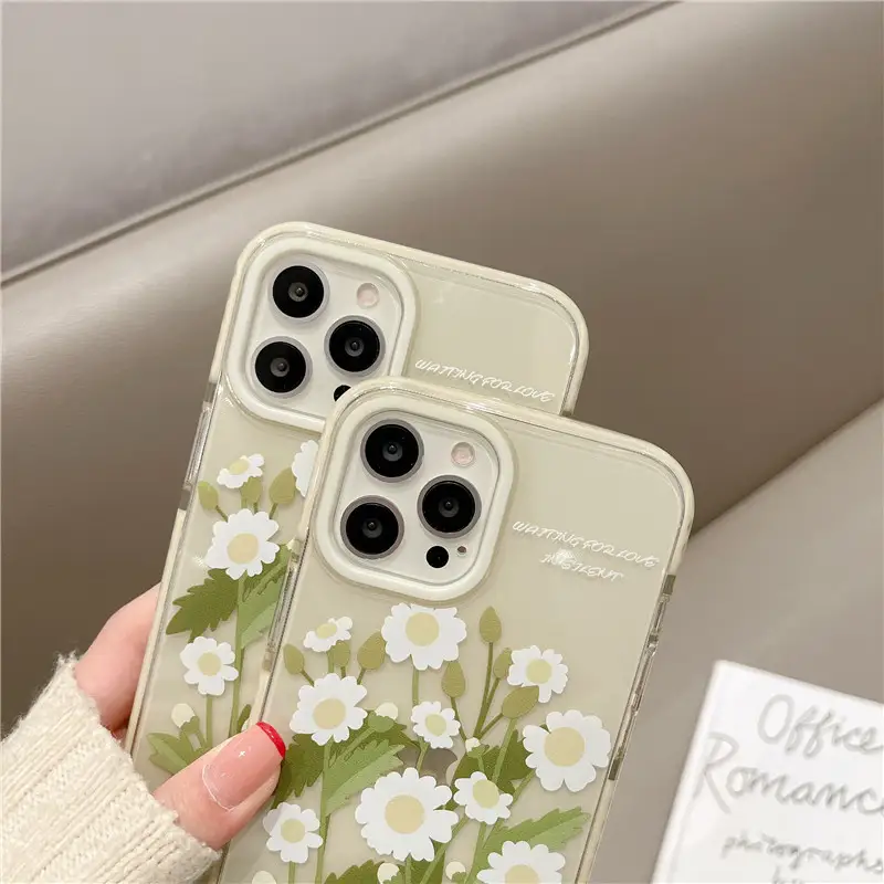 Women's Small Daisy Pattern All-Inclusive Phone Case