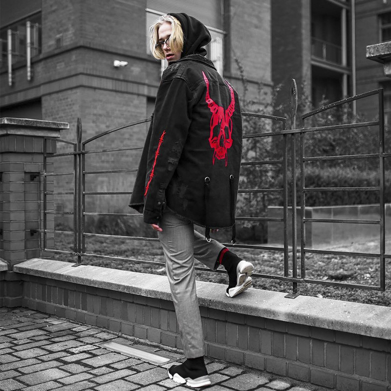 Foreign Trade Men's Stand-up Collar Jacket Men Spring