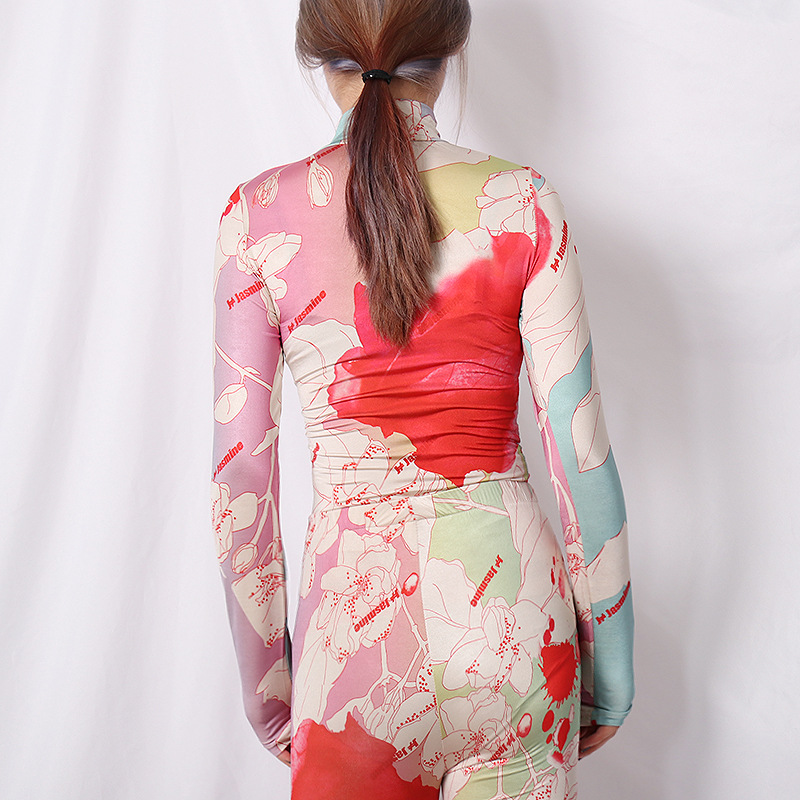 Fashion Temperament Retro National Style Jasmine Hand-painted