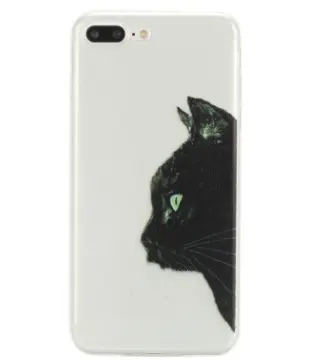 Ultra-thin Soft Plastic Cartoon Phone Case Cat Mobile
