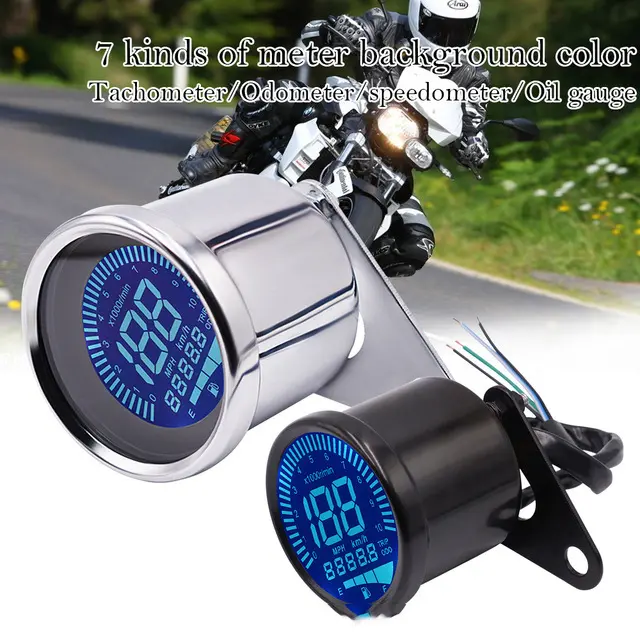 Rotate Speed And Oil Volume Integrated LED Liquid Crystal Display Instrument Assembly