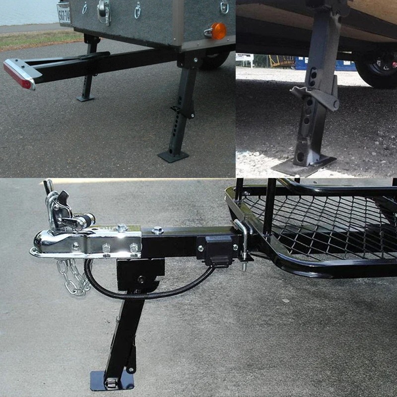 2X 10 0 0lbs RV Stabilizer Jacks Telescoping Travel Trailer Jack Camper Stand Rod