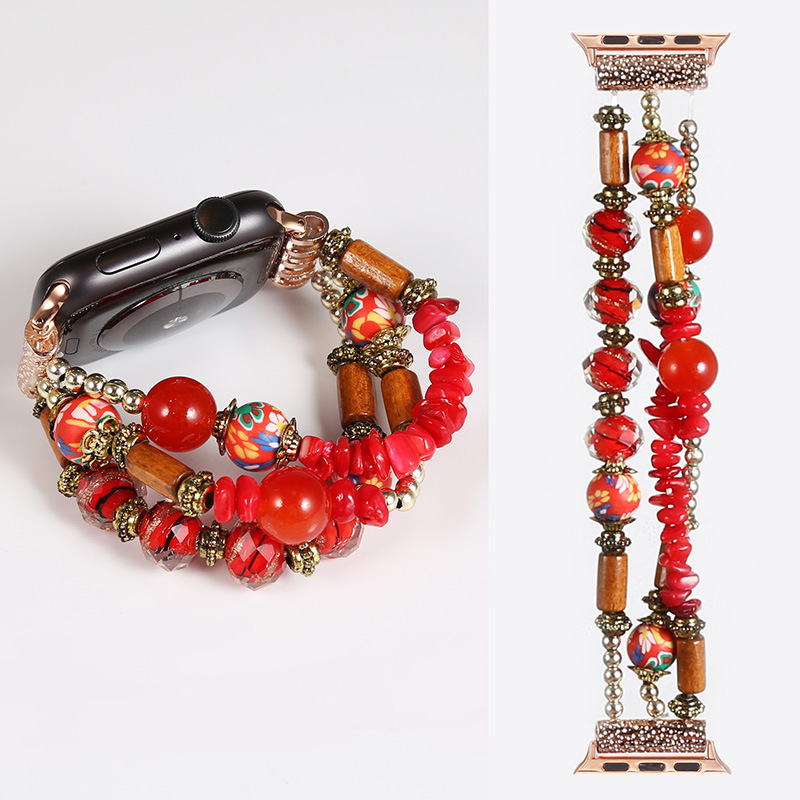 Bohemian Handmade Beaded Bracelet Watch Band