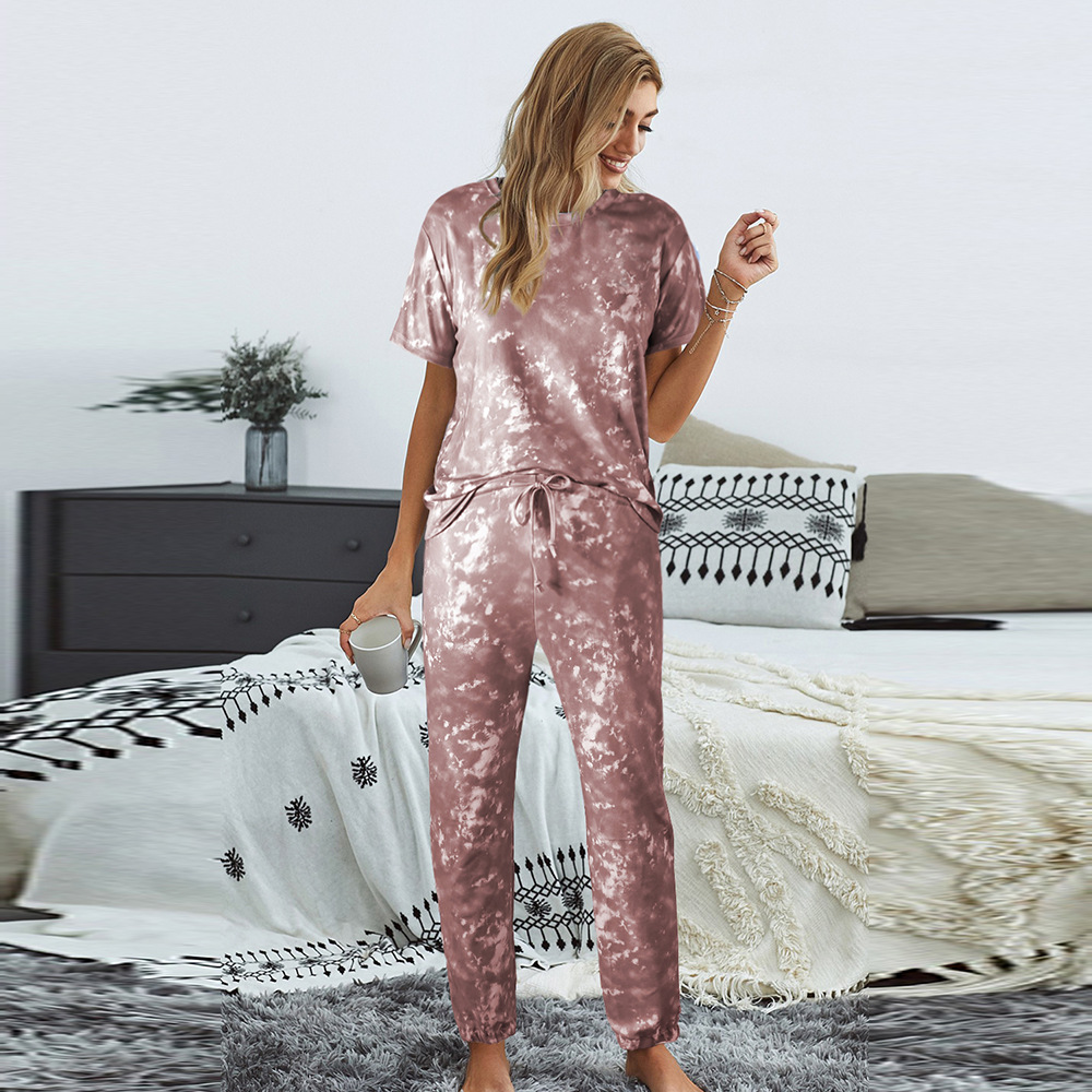 Title 4, Ladies Home Tie-Dye Pants Pajamas, relaxed comf...