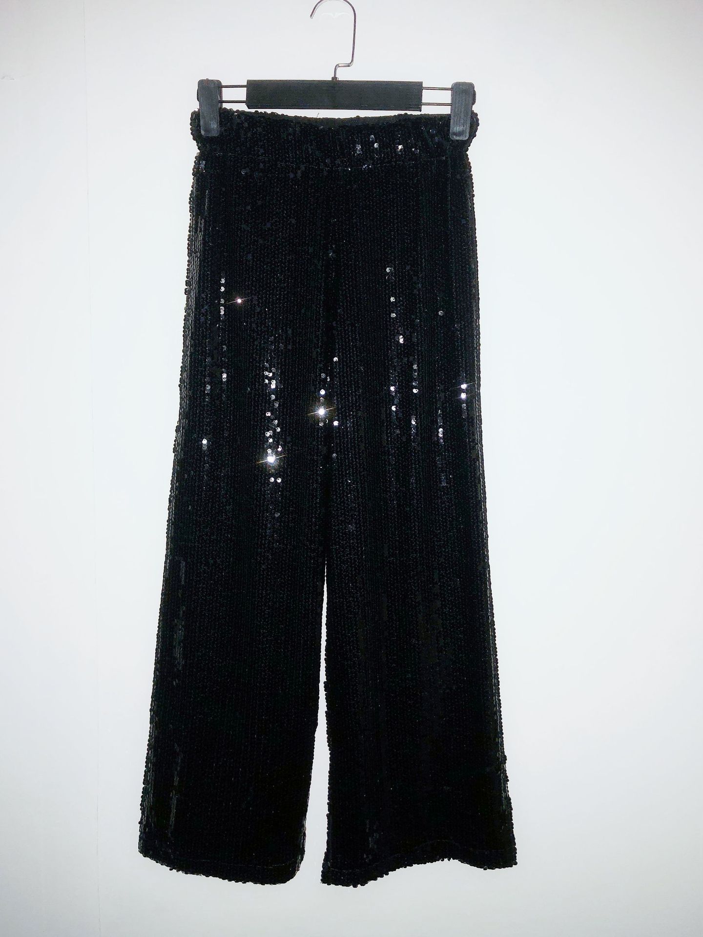 Title 7, New Shimmering Beads Leisure Loose High Waist