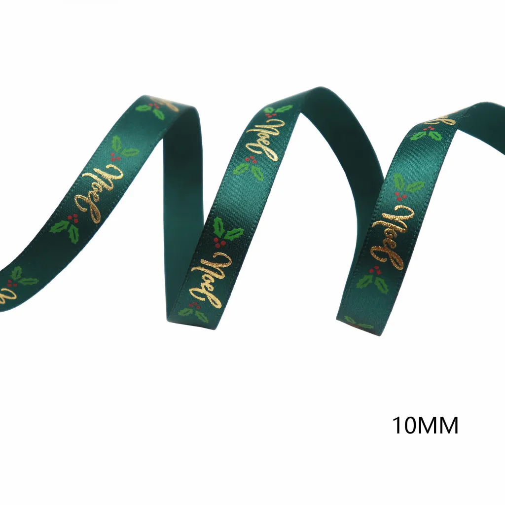 Christmas Series Ribbon Carnival Gift Box Packaging Holiday Scene Decoration - A1X 50 Yards