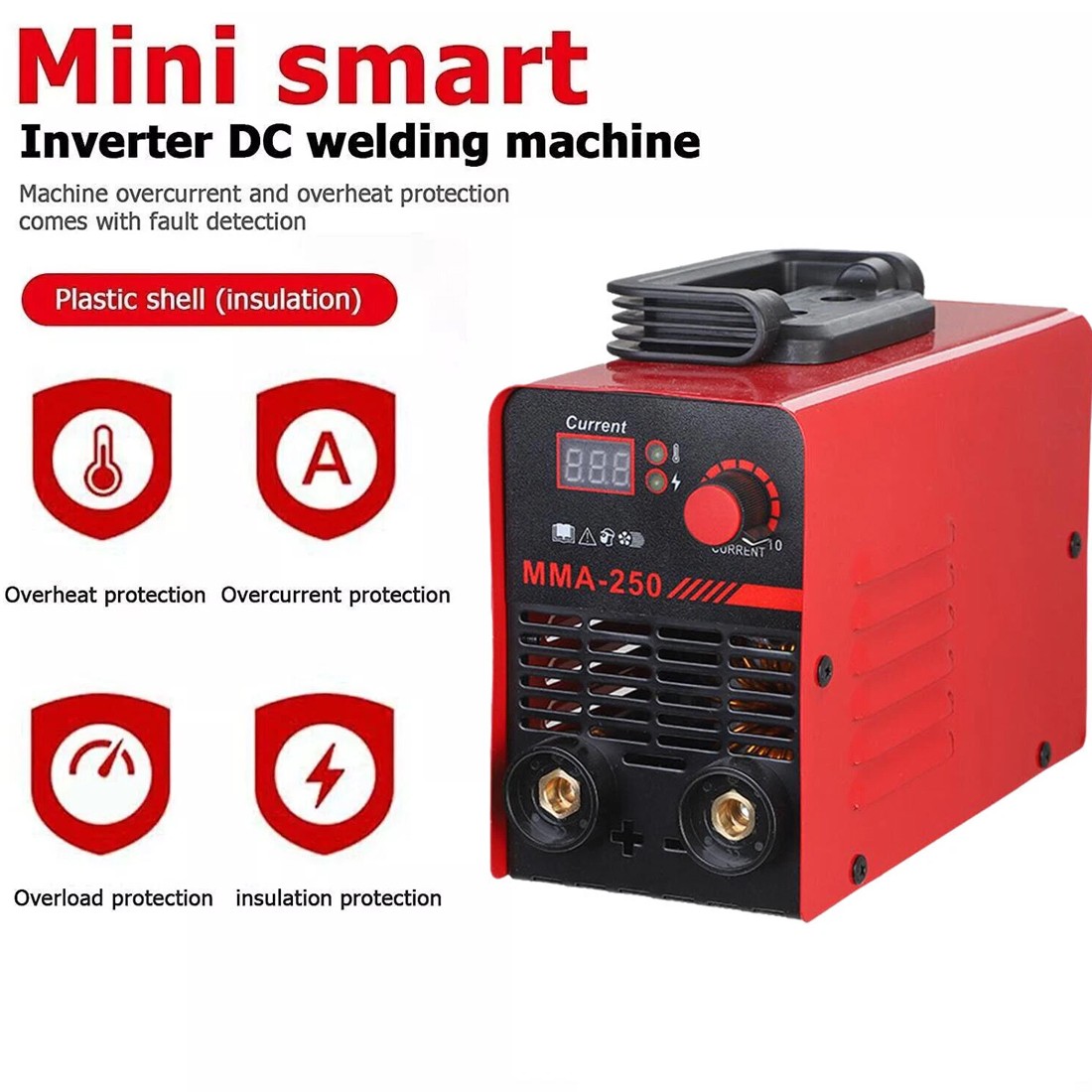 Mini Portable ARC MMA 250 Amp IGBT Inverter Welder Electric Welding Machine — image 10