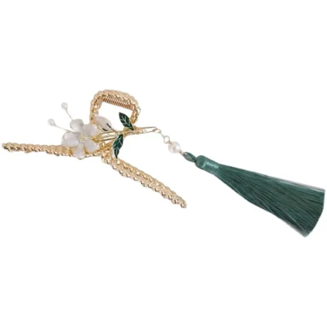 Flower Tassel Clip National Style Fashion Flower Tassel Grip - Shop at LoveMi