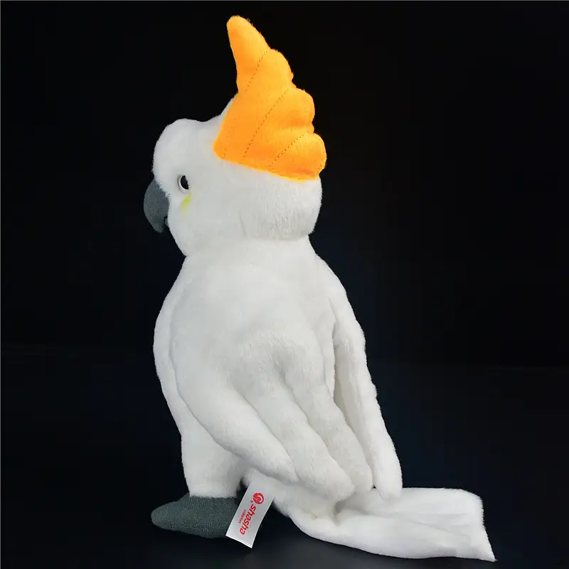 Crested Simulation Bird Macaw Doll Plush Toy