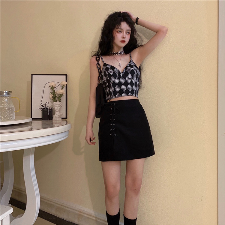 Women's Fashion Beautiful Back Short Small Camisole