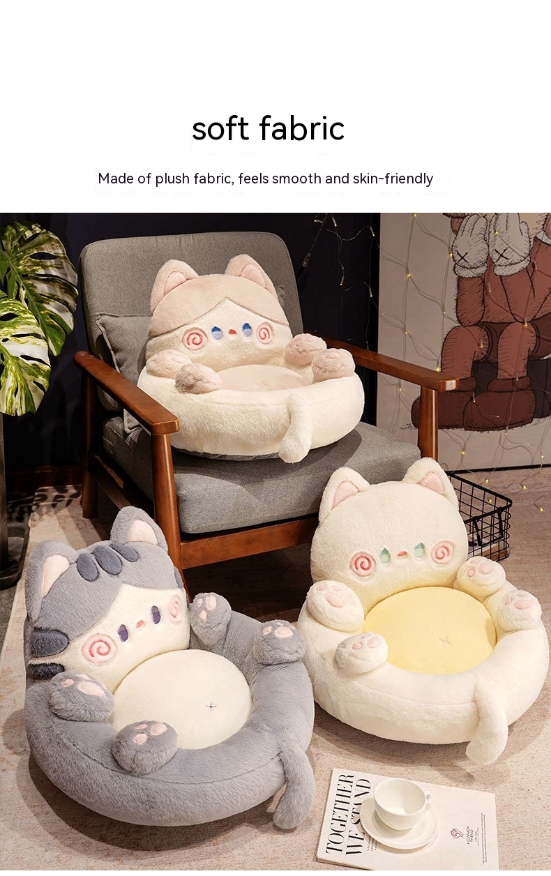 Title 7, New Cartoon Cute Tummy Cat Cushion Floor Sofa O...