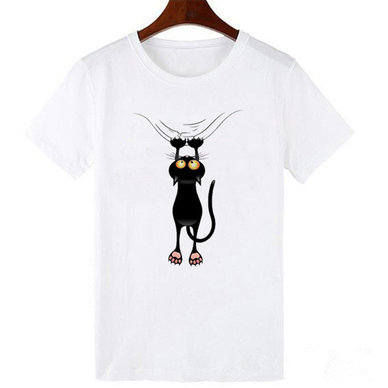 Title 11, Black Cat Cat Paw Print EBay Short-Sleeved Euro...