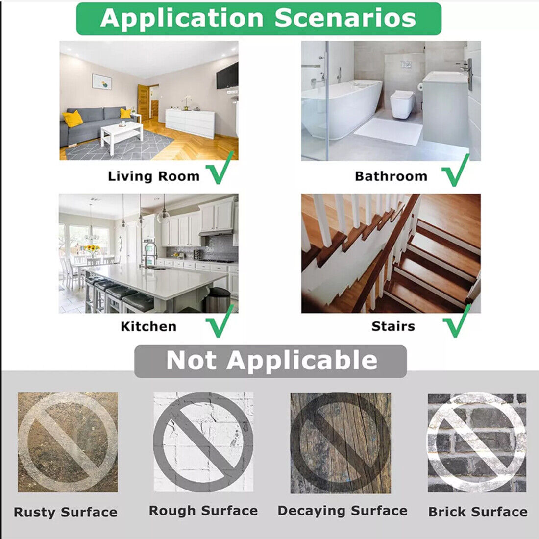 NEW 20 Marble Tiles Sticker Self-Adhesive Stick Kitchen Home Wall Bathroom — image 5