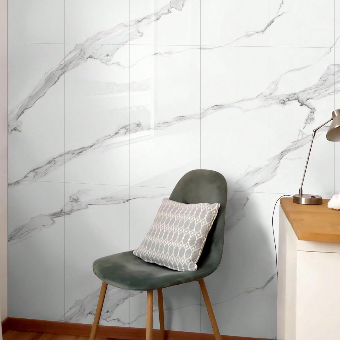 12 Pcs Ceramic Tile Wall Stickers Stick On Kitchen Bathroom Home Decor — image 10
