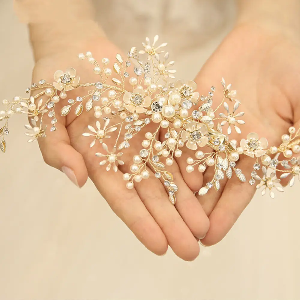 Bridal Headdress Handmade Hair Carson Tied Women's