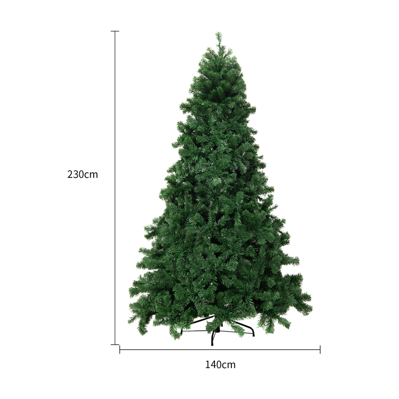 Christmas Tree PVC Artificial Snow Mall Window Decoration Cedar Christmas Decoration Supplies