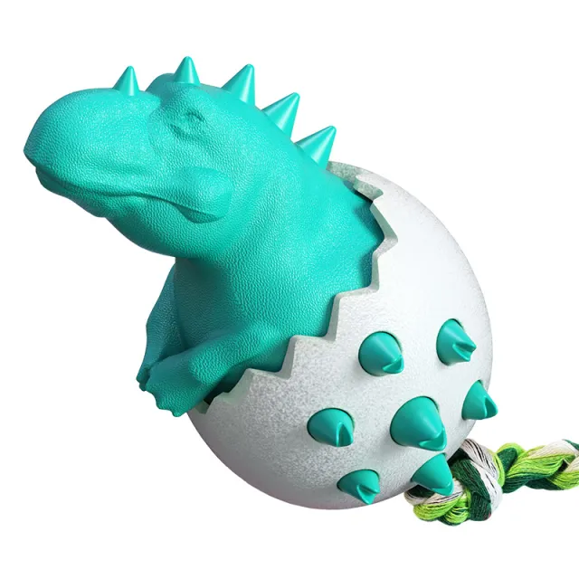 Wild Boar Egg Dog Toothbrush Molar Stick Lake Blue - Shop at LoveMi