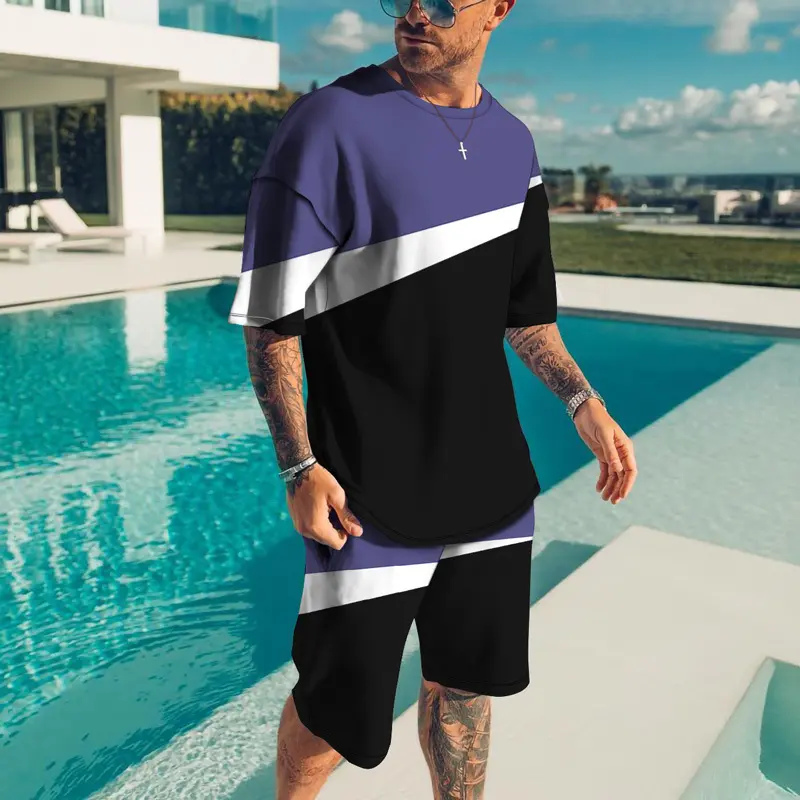 Men's Trendy Casual Beach Style Texture 3D