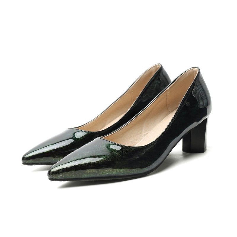 Women's Shoes Wine Red Leather Shoes