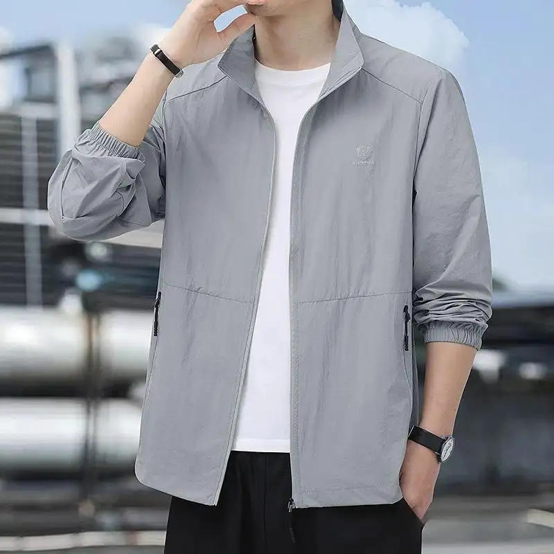 Summer Men's Sun Protection Clothing, Anti-Uv, Lightweight