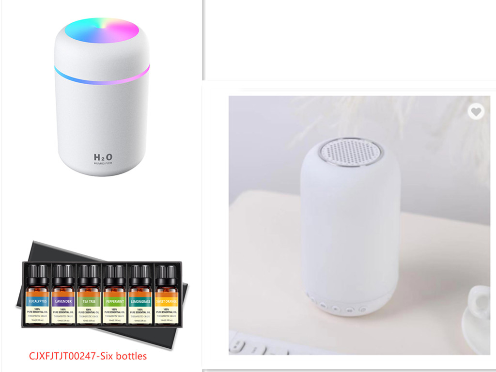 Ultrasonic Aromatherapy Essential Oil Diffuser White Set A - Shop at LoveMi