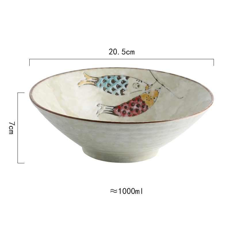 Title 3, Home Creative Large Japanese Style Ramen Hat Bowl