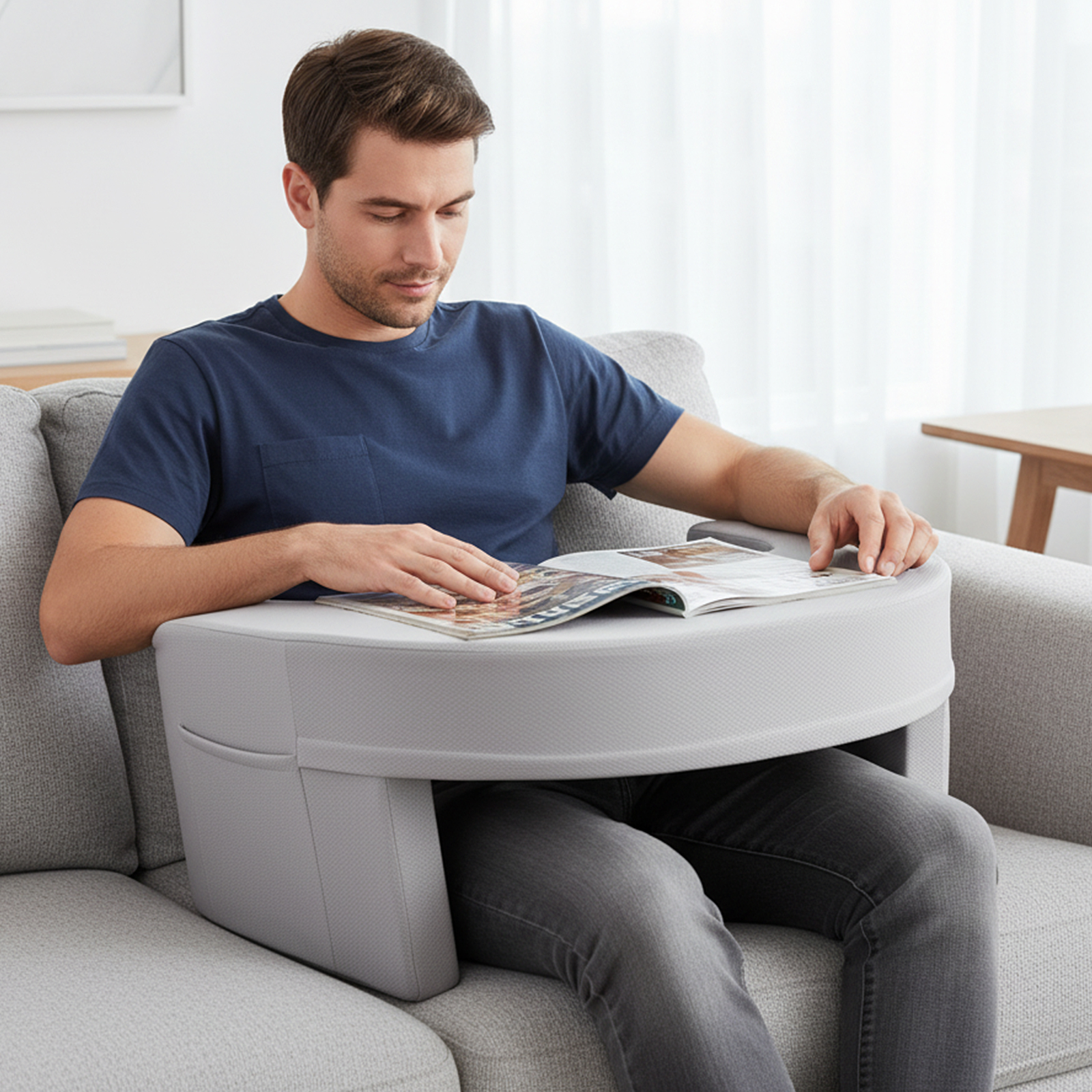 Stable Support Reading Pillow, Hand Support, Waist Support And Multiple Uses image 18